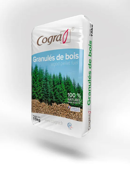 Palette granulés de bois COGRA (70 sacs de 15kg)