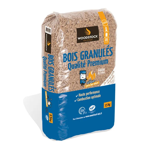 Palette de granulés WOODSTOCK (66 sacs), livraison incluse